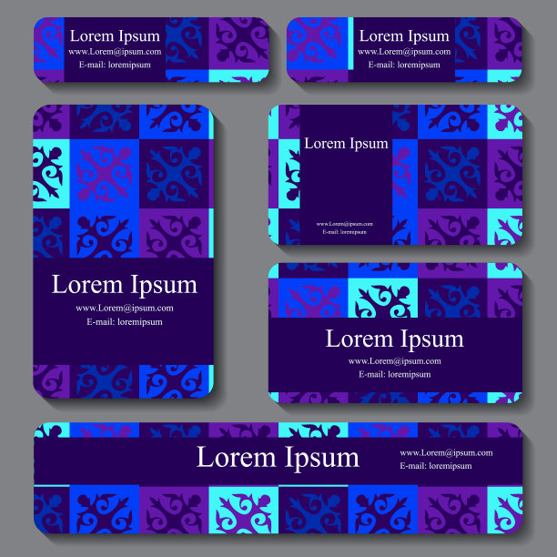 库存集名片装饰装饰品图片下载