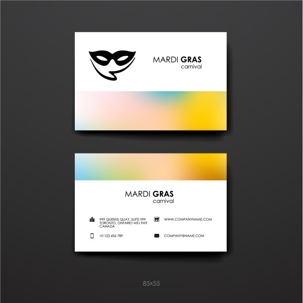 在mardi设置设计名片模板图片下载