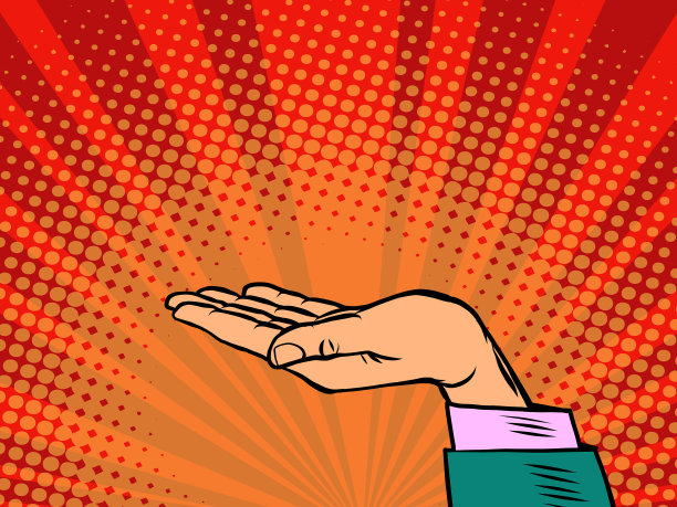 女性手摊开掌心的手势图片下载