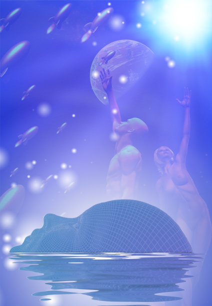 黄金时代的科幻风格艺术图片下载