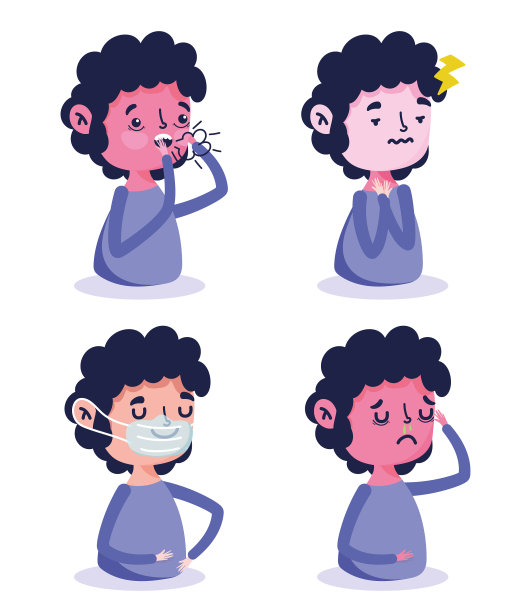 冠状病毒19大流行儿童症状图片下载