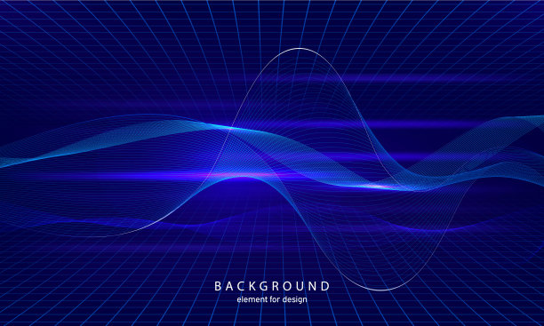 抽象波元用透视网格用图片下载