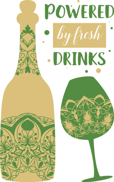 优雅的金色酒杯和啤酒瓶图片下载