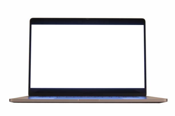 笔记本上的白色背景和白色屏幕图片下载