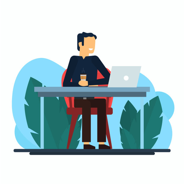 帅哥用笔记本电脑在家上网工作图片下载