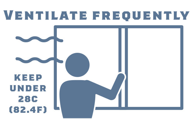 打开窗户通风的插图图片下载