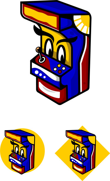 老式游戏机标识图片下载