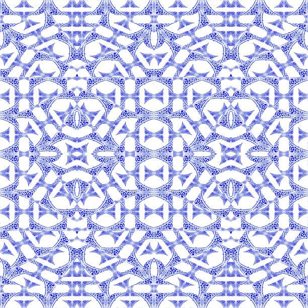 明亮复杂华丽的无缝图案图片下载