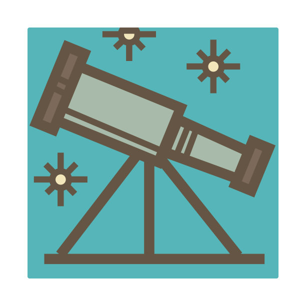 用于观测星星和星座的望远镜装置图片下载