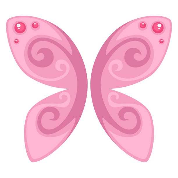 粉红蝴蝶装饰珠宝或珍稀昆虫图片下载