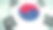 挥舞现实韩国国旗的背景，近距离，3D插图图片下载