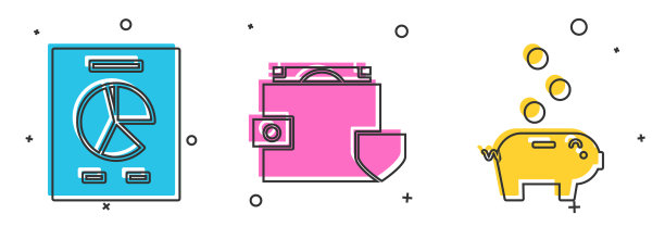 设置文件与图表钱包和金钱图片下载