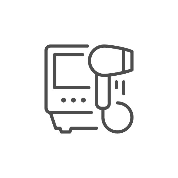 脱毛器械线条图标图片下载