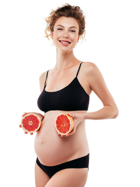 拿着橘子的孕妇图片下载