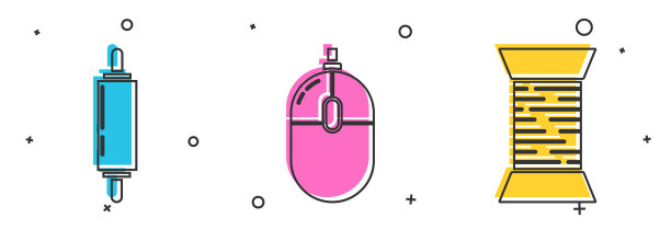 设置滚针、鼠标和缝纫线图片下载