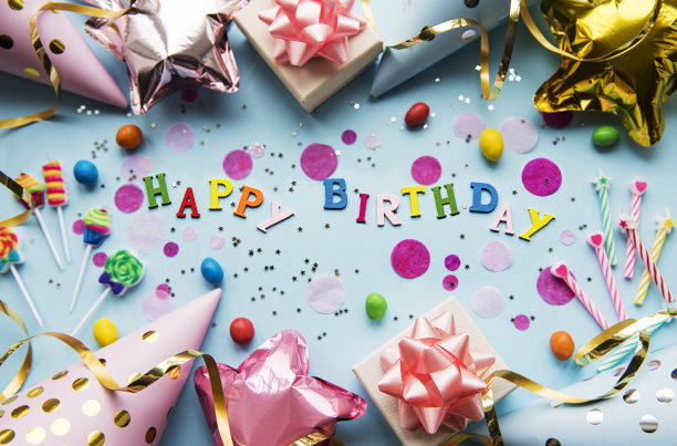 生日快乐的背景图片下载