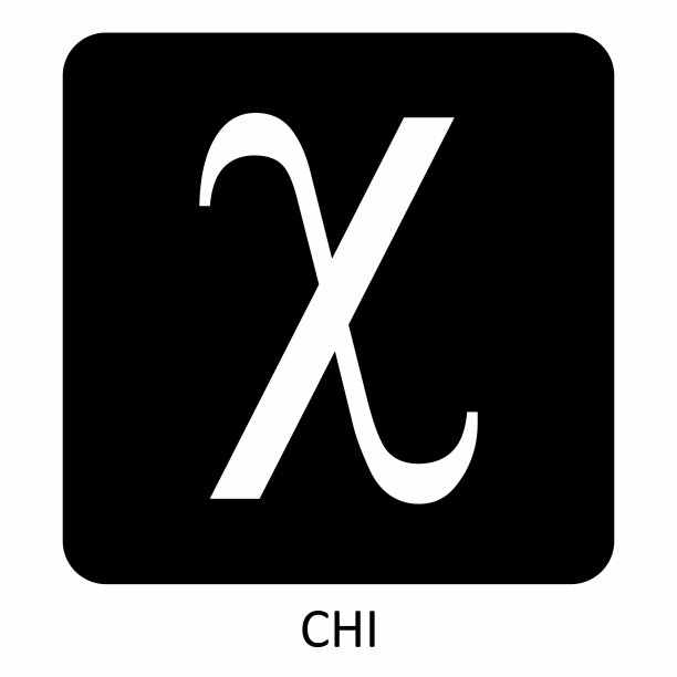 希腊字母Chi图标图片下载