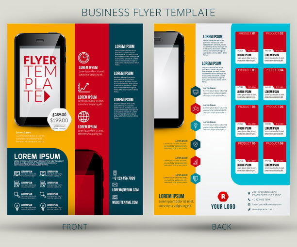业务宣传单模板图片下载