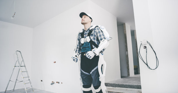 专业的外骨骼搬运工。计划装修新公寓图片下载