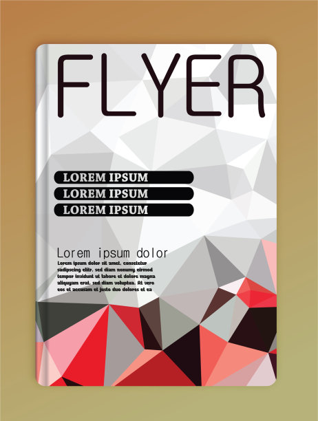 宣传册设计模板抽象的圆圈图片下载