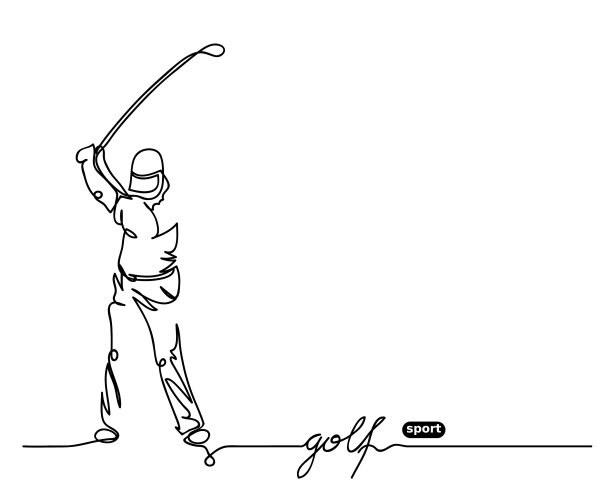 高尔夫球员简单的背景图片下载