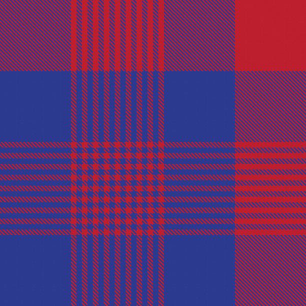 红色海军格伦格子呢无缝图案图片下载