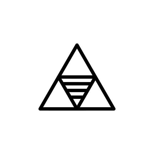 三角形阴影和数学图标的完美图片下载