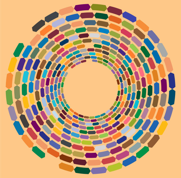 单一杂色多色和多彩的螺旋图片下载