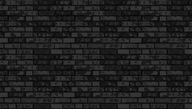 现实向量砖墙模式水平背景。下盘纹理。黑色纹理砖印刷，纸张，设计，装饰，照片背景，墙纸。图片下载