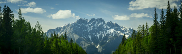 班夫山的风景图片下载