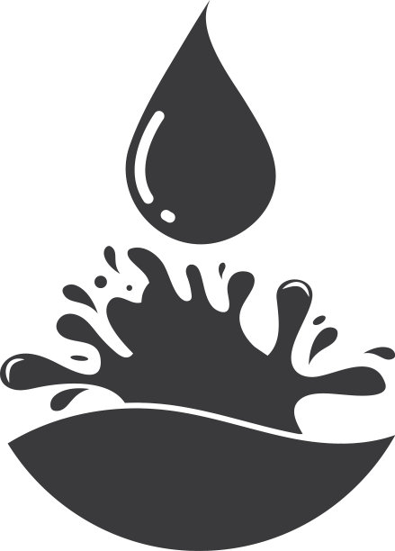 水滴标志模板图片下载