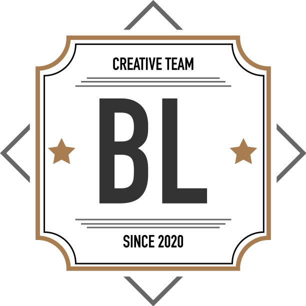 首字母bl在典雅盒标志设计图片下载