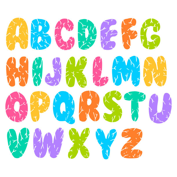 手绘涂鸦有趣的字体。一套素描可爱的字母表。矢量插图杂志，印刷，网络海报，手绘排版等。图片下载