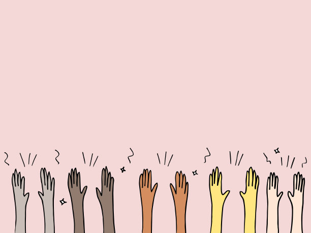 手绘素描风格的人的手鼓掌鼓掌。掌声，竖起大拇指的手势涂鸦风格，矢量图。图片下载