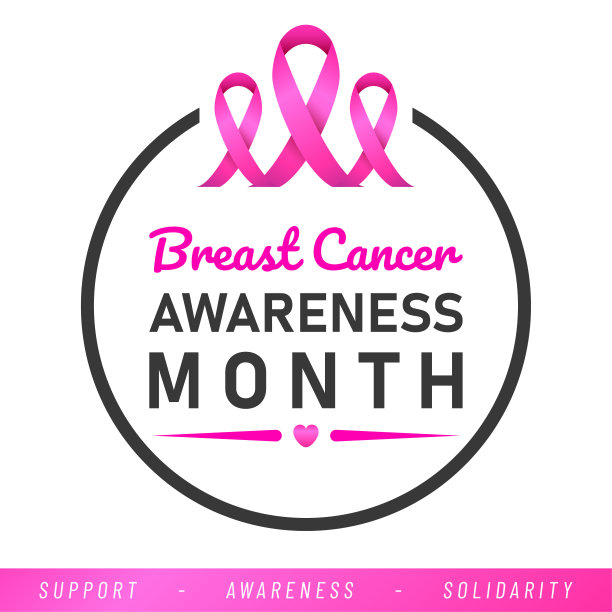世界乳腺癌海报。网页横幅。乳腺癌意识粉红丝带。图片下载