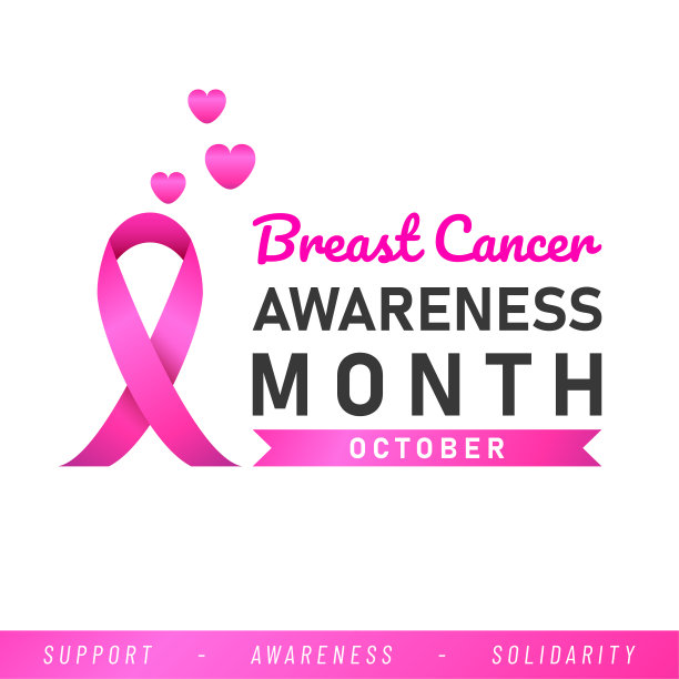 世界乳腺癌海报。网页横幅。乳腺癌意识粉红丝带。图片下载