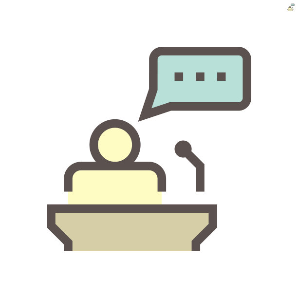 商业演讲图标设计图片下载