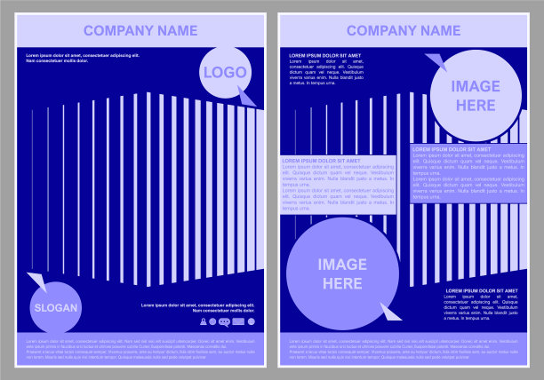 海报、传单、小册子、小册子封面的模板图片下载