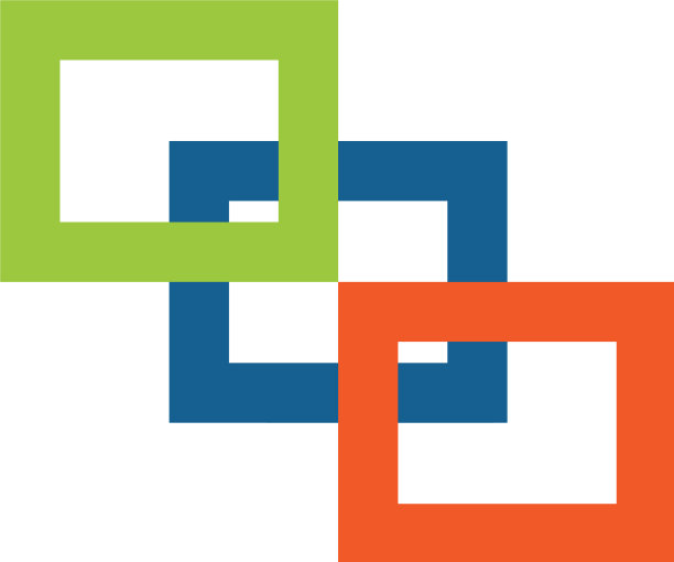 方形盒子线条logo模板设计图片下载