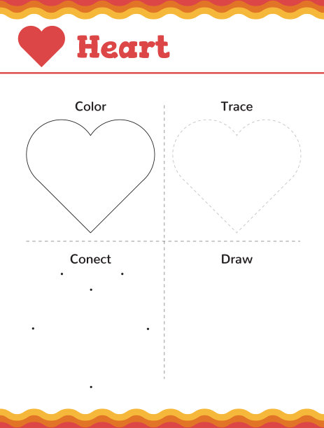 学习形状和几何图形。幼儿园或幼儿园的工作表。矢量图图片下载
