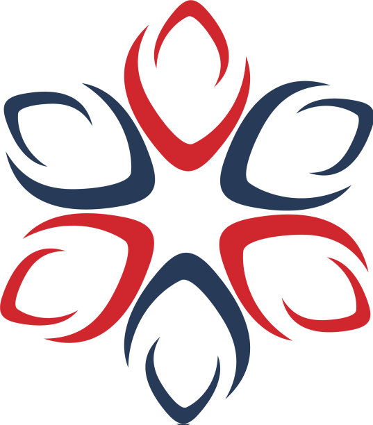 装饰温泉花标志模板设计图片下载