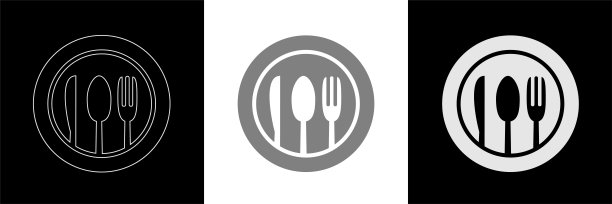 勺子，刀叉图标设置2图片下载