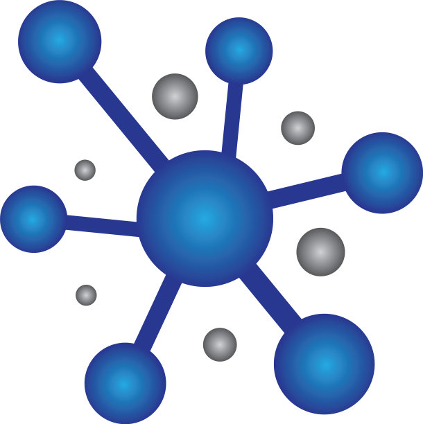 分子的图标图片下载