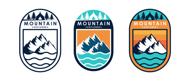 山峰Logo山峰徽章设计合集图片下载