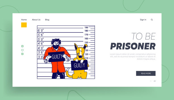 罪犯在派出所登陆页面模板图片下载