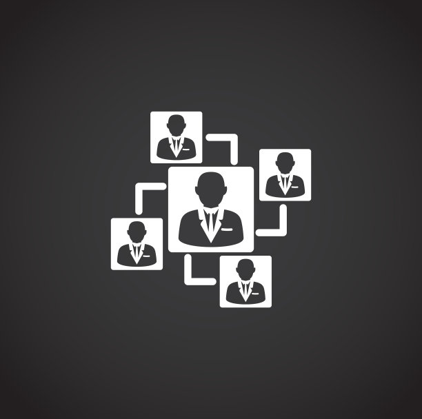 业务人员相关图标的背景图片下载