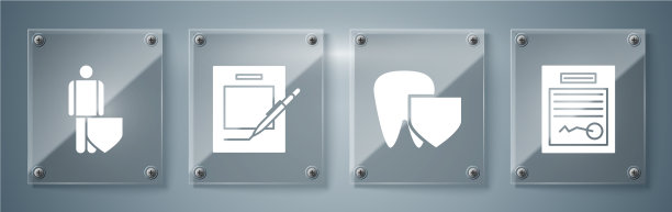用护盾设置填充型齿空白笔记本图片下载