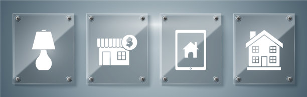 集家居符号平板和智能家居于一体图片下载