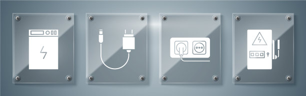 设置电器面板插座充电器图片下载