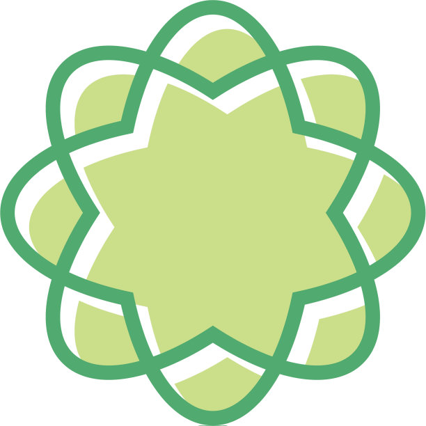 绿色之星能源设计eps 10图片下载